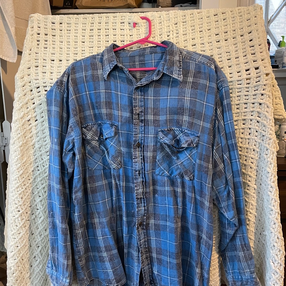 Vintage Plaid Men's Flannel